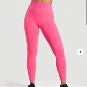 Neon pink ultra high waisted seamless Gymshark Leggings!